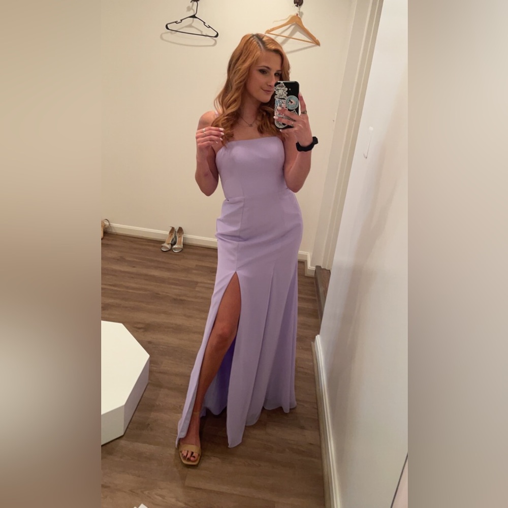 Azazie Bridesmaid Dress Lilac